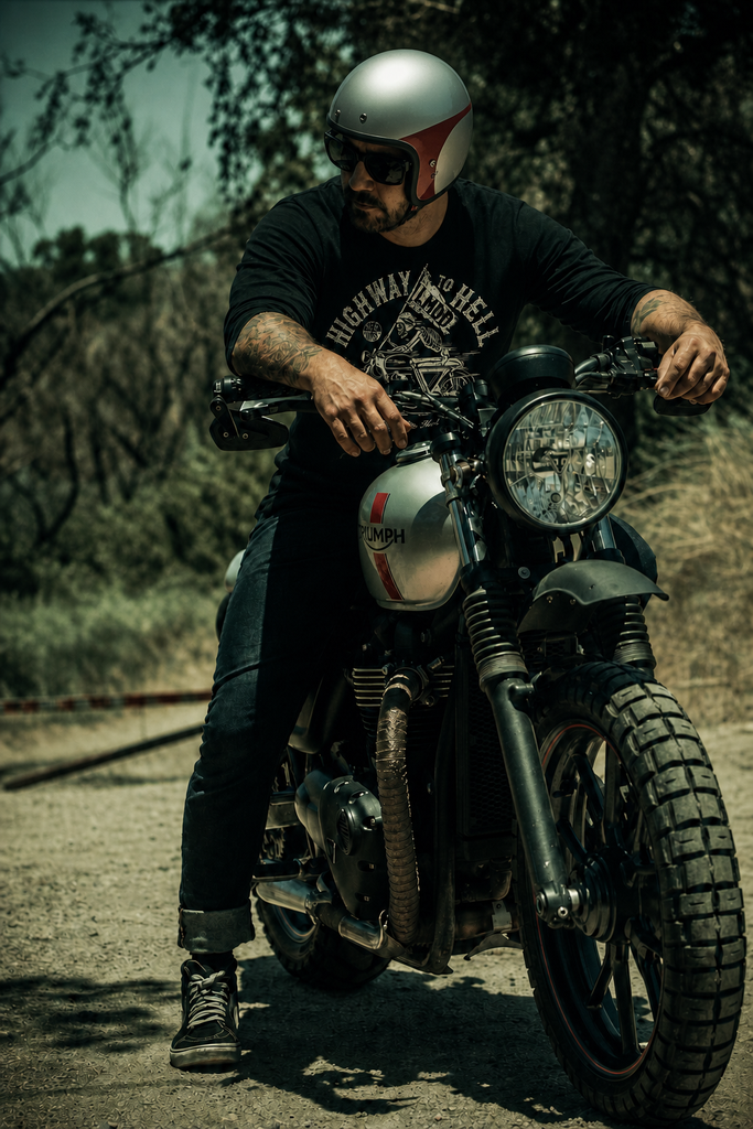 Playera Manga Larga Highway to Hell LMDD