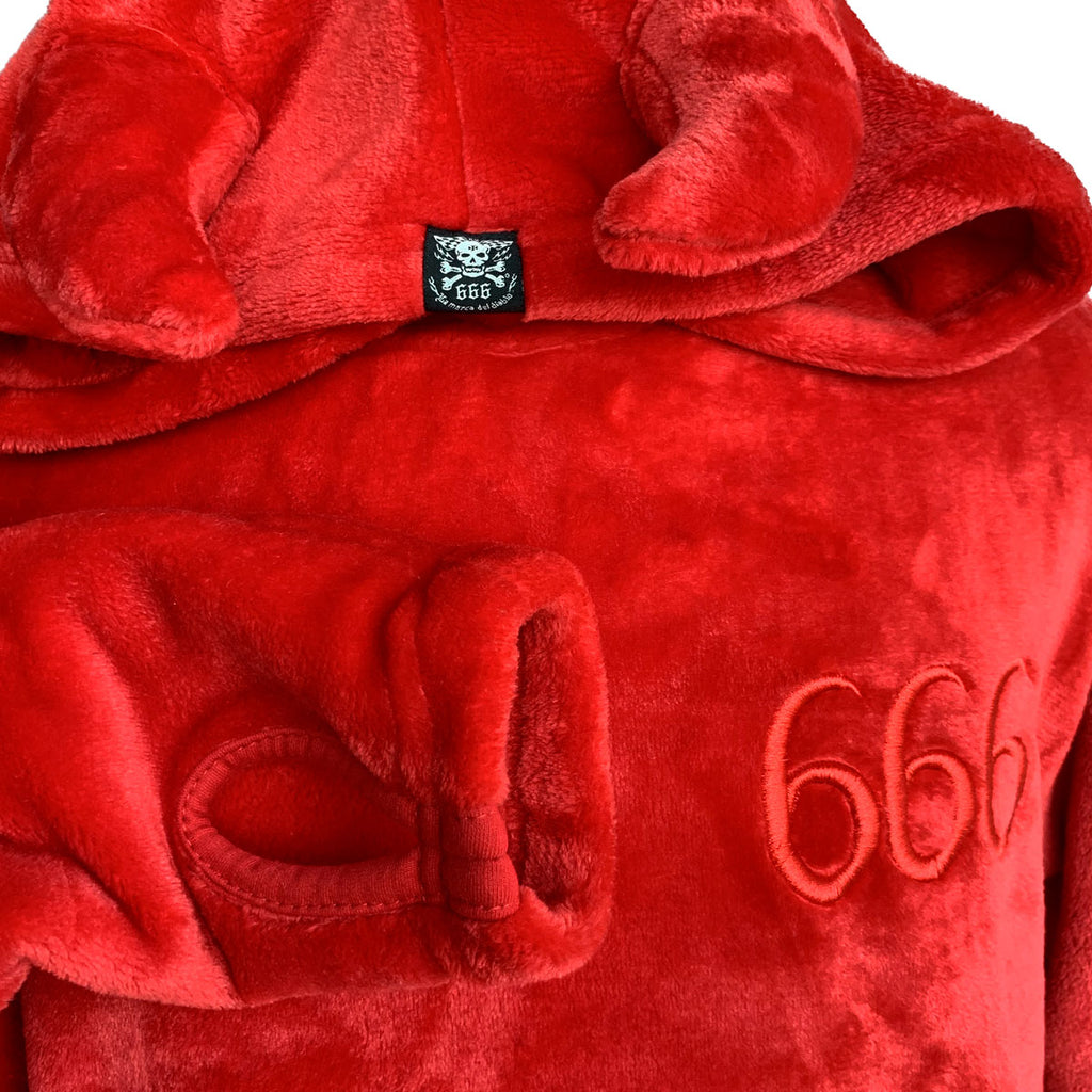 Hoodie Diablo Oversize Rojo