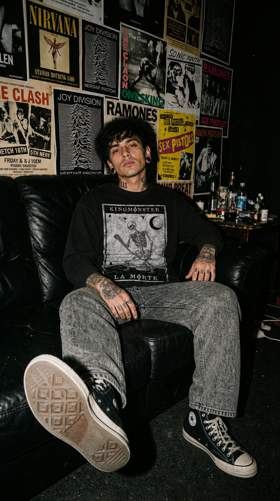 Playera Manga Larga La Morte