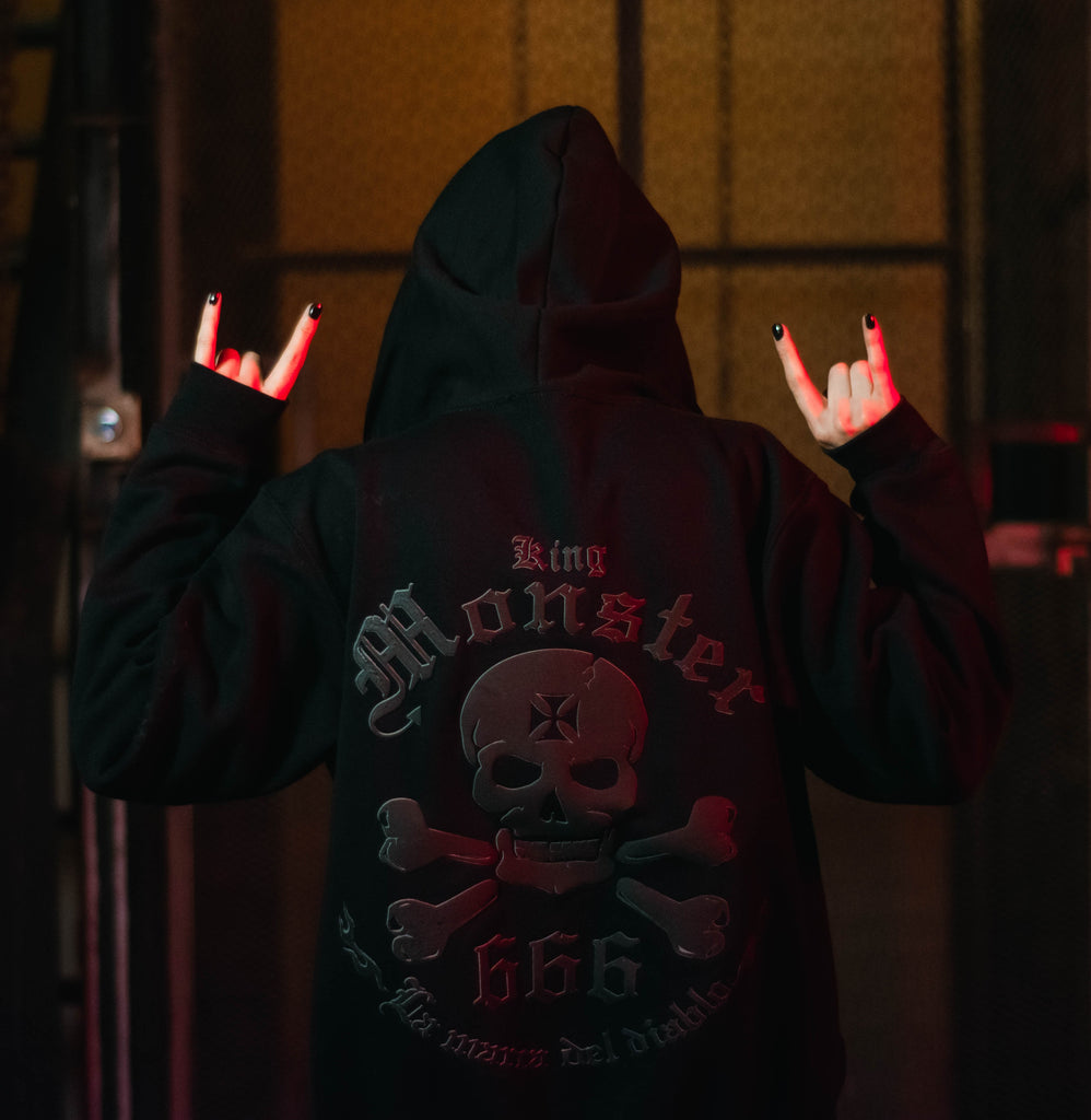 Sudadera Con canguro Logo Black