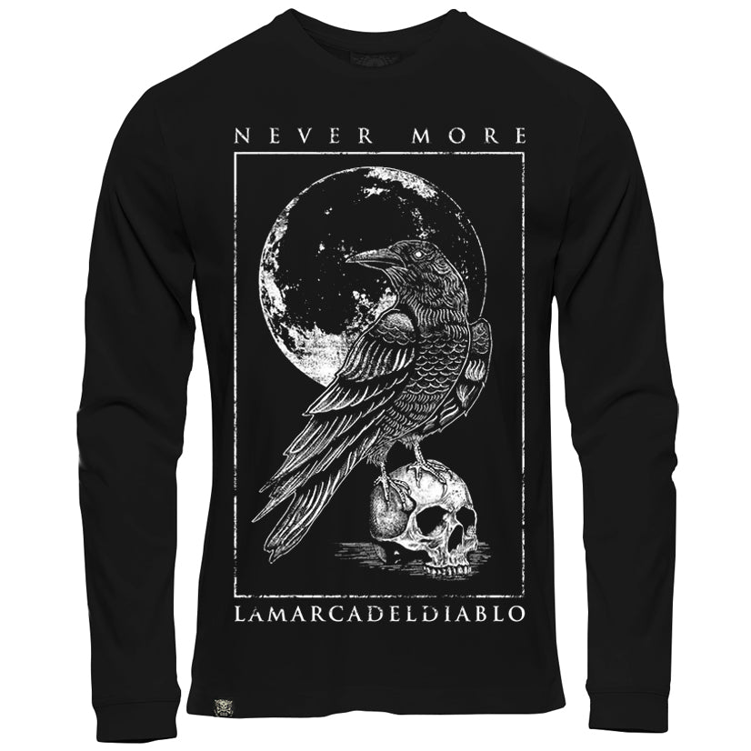 Playera Manga Larga Nevermore