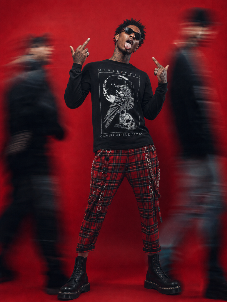 Playera Manga Larga Nevermore