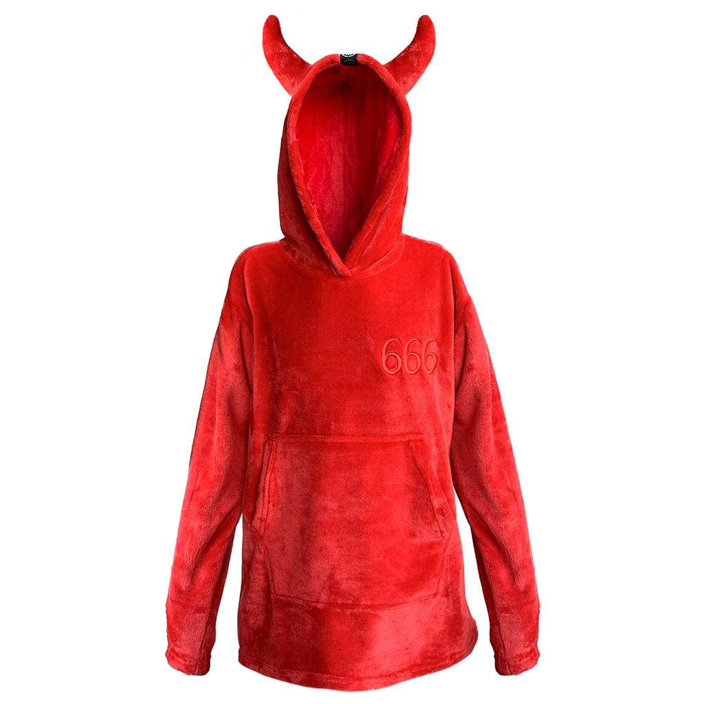 Hoodie Diablo Oversize Rojo