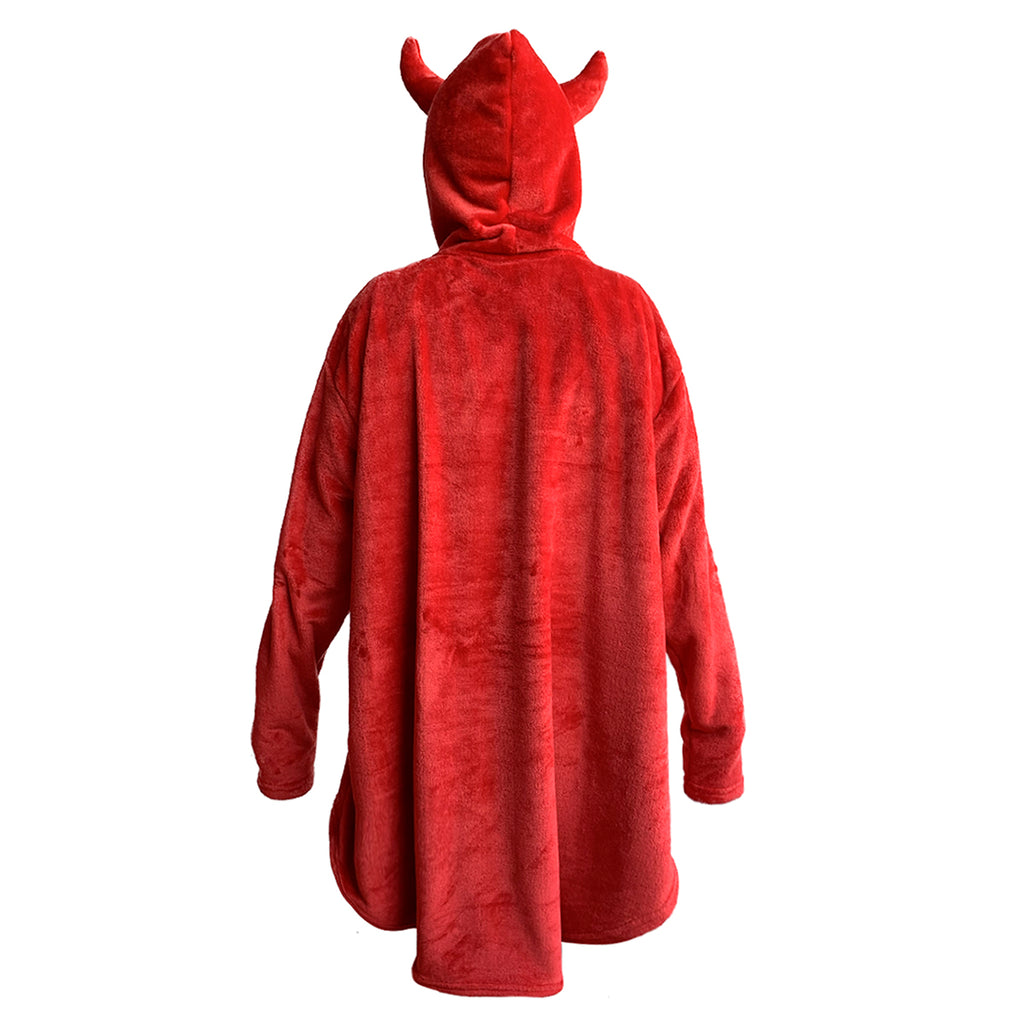 Hoodie Diablo Oversize Rojo