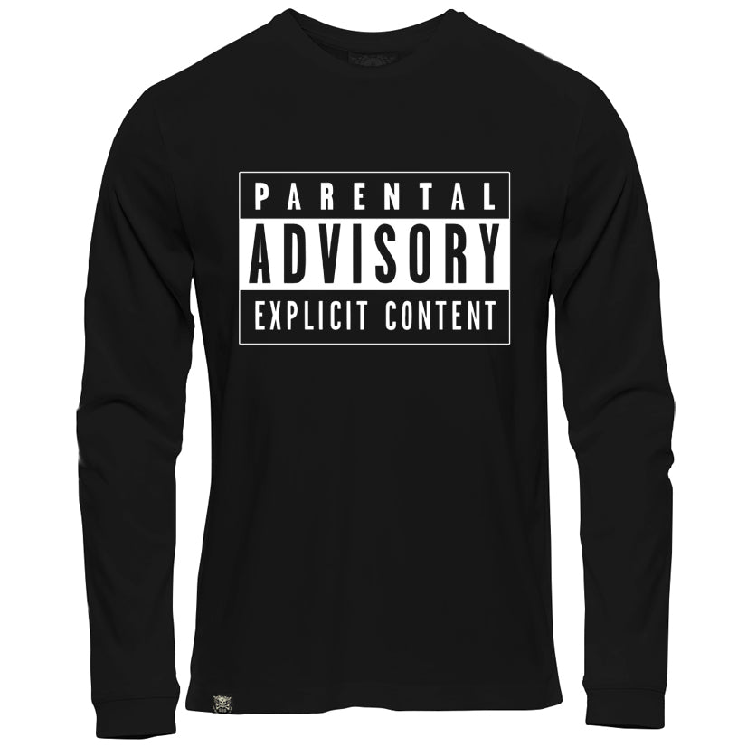 Playera Manga Larga Parental Advisory