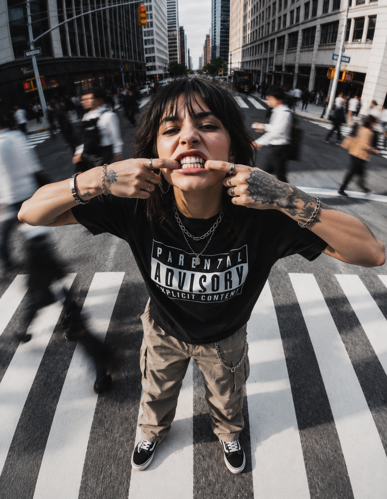Playera Parental Advisory