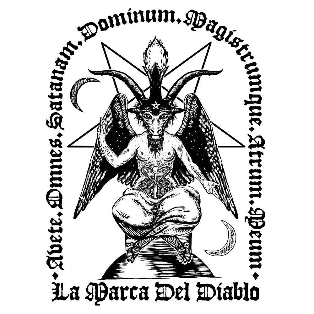 Playera Baphomet Colores