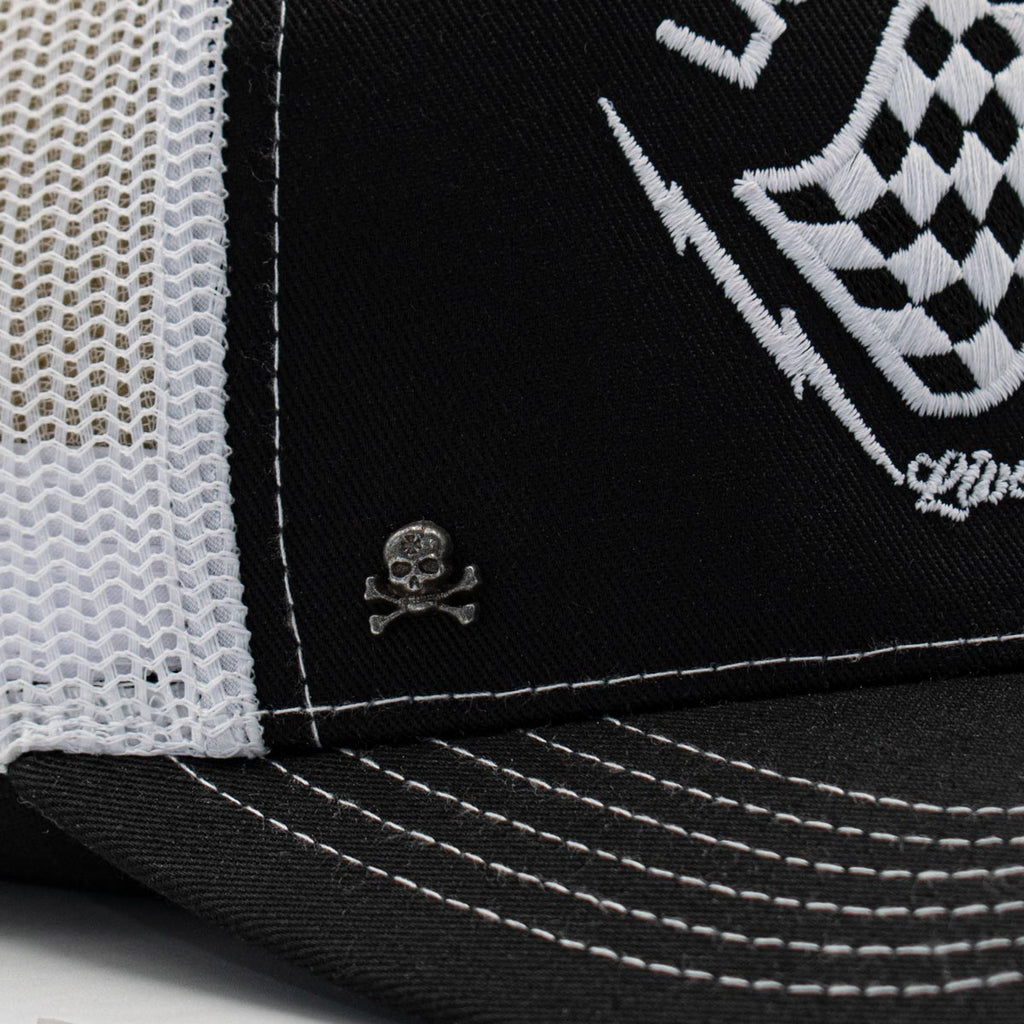 Gorra Live Fast Die Hard B/N