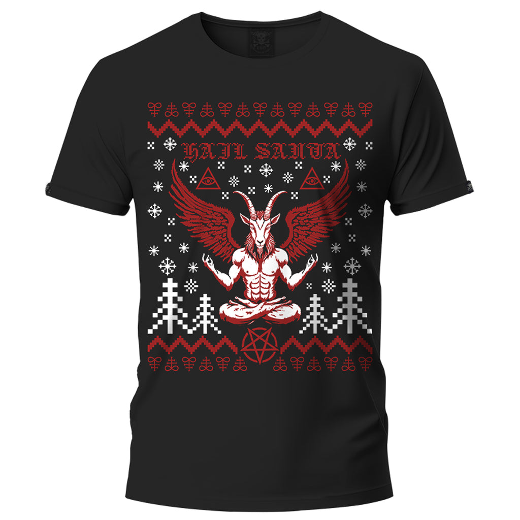 Playera Navideña Baphomet