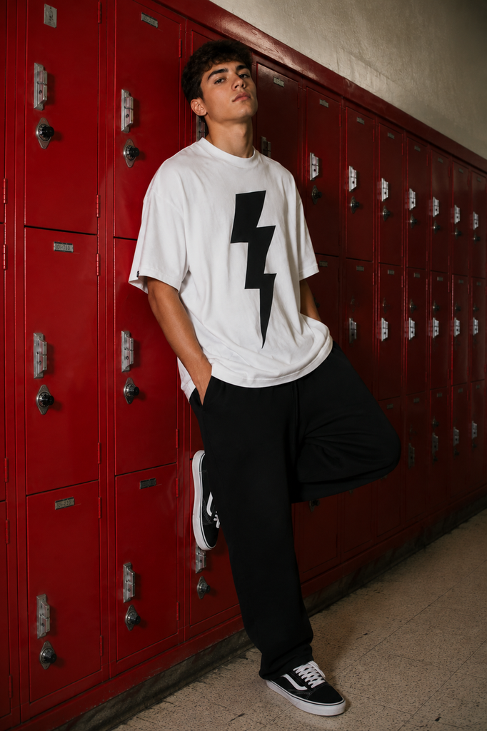 Playera Blanca Thunder