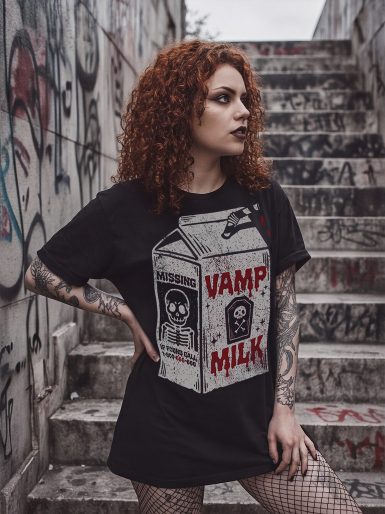 Playera Vamp milk
