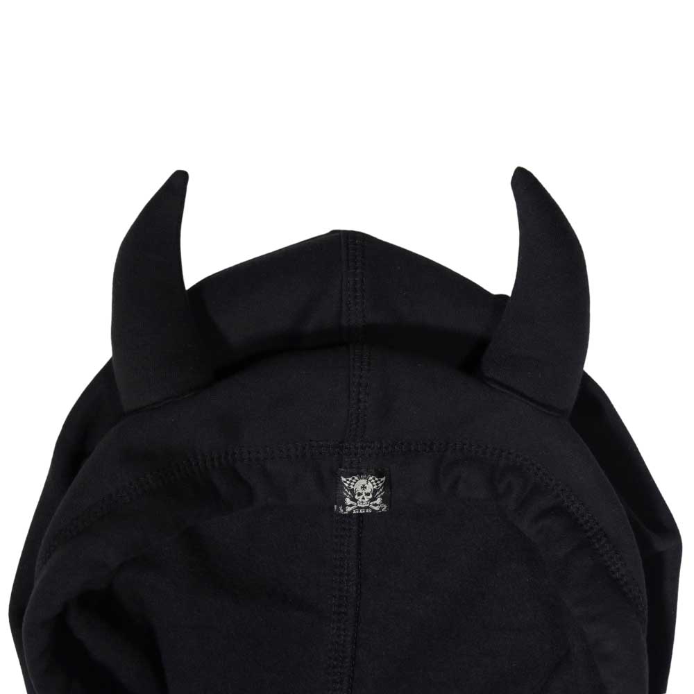 Sudadera Negra Cierre Diablo Black