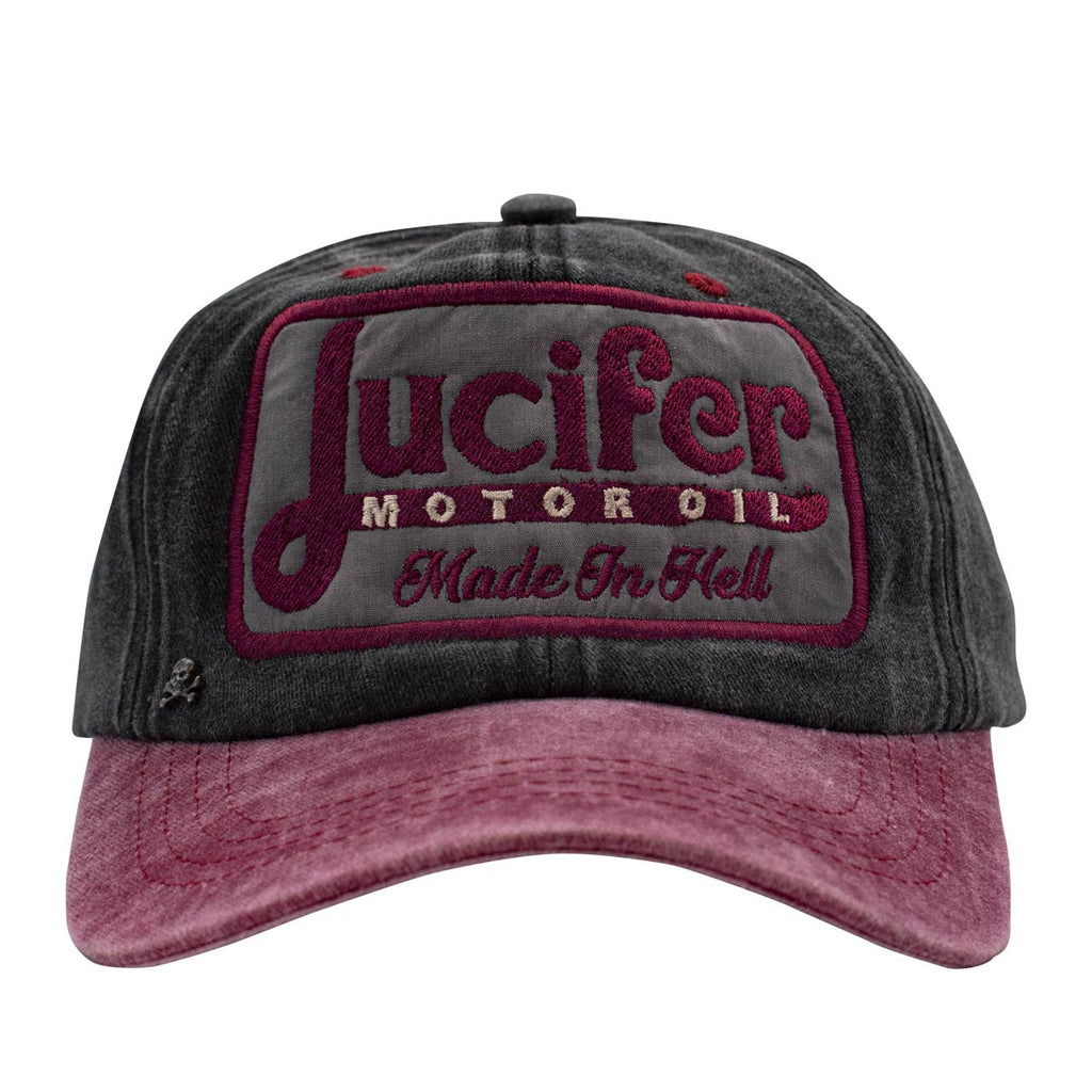 Gorra Béisbol Vintage Lucifer Motor Oil