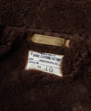 Chaqueta de N-1 USN para hombre, abrigo cálido de estilo militar, forro Sherpa