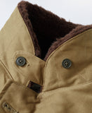 Chaqueta de N-1 USN para hombre, abrigo cálido de estilo militar, forro Sherpa