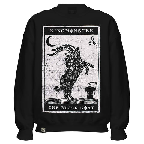 Sudadera Cuello Redondo Black Goat