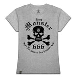 Blusa Gris logo Kingmonster