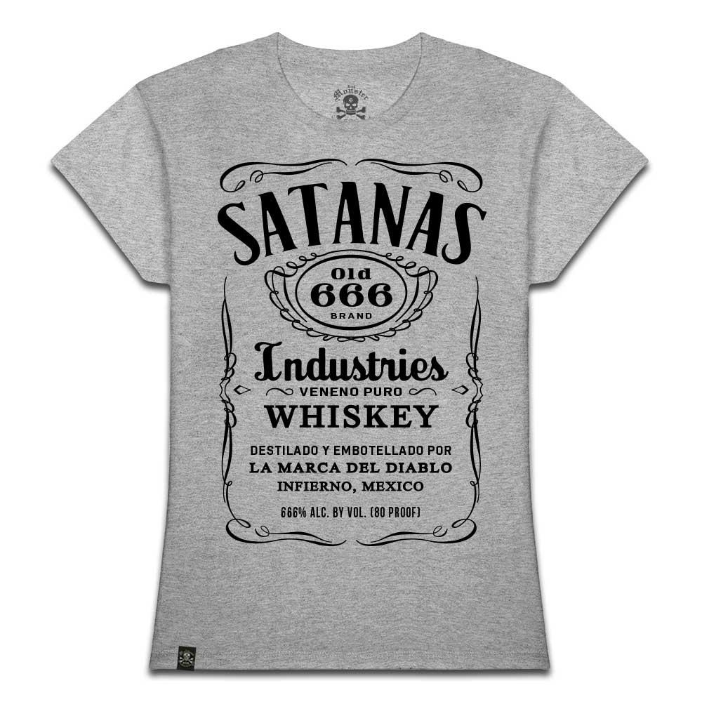 Blusa Gris Satanas Whiskey