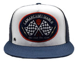 Gorra Blue Racing Flag Snapback