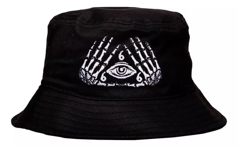 Bucket Hat Skeleton Illuminati