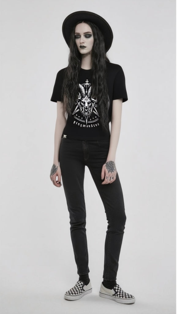 Blusa Dark Baphomet