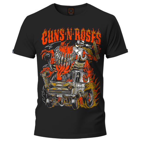 Playera Guns N' Roses On Fire