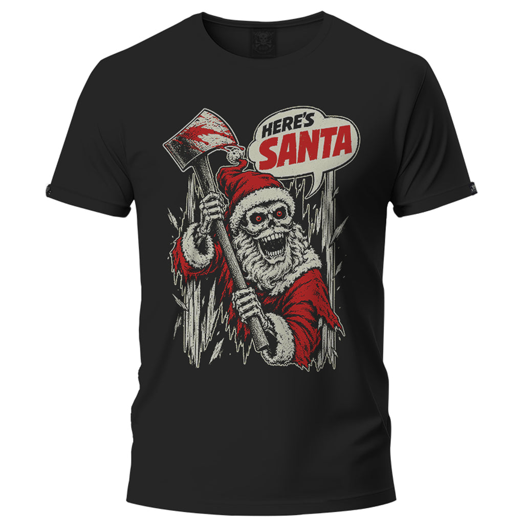 Playera Here's Santa