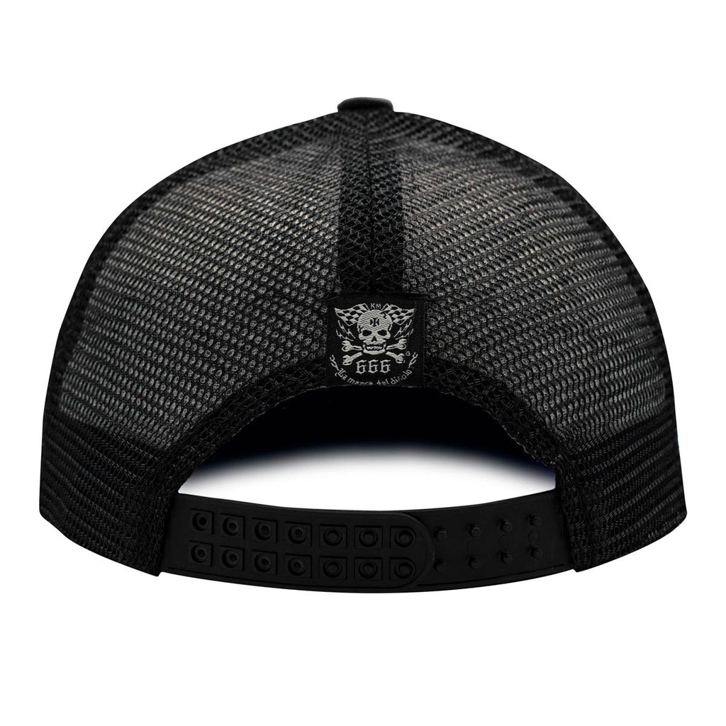 GORRA TRUCKER NEGRO/ BLANCO LIVE FAST