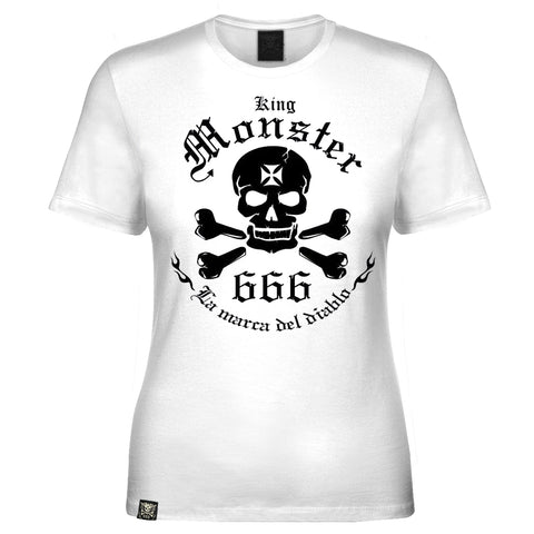 Blusa Blanca logo Kingmonster