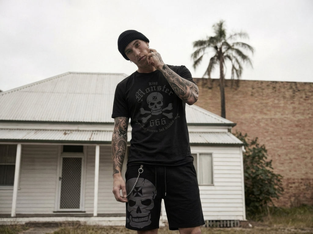 Playera Logo Kingmonster Black
