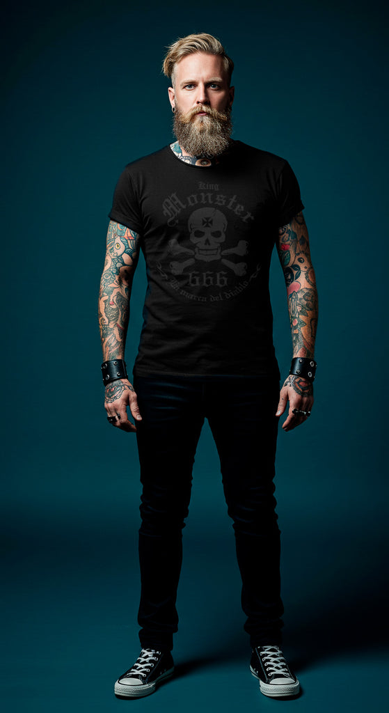 Playera Logo King Monster Black
