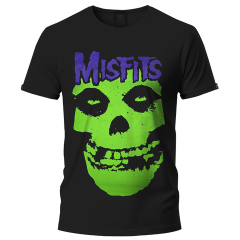 Playera Misfits Verde Morado