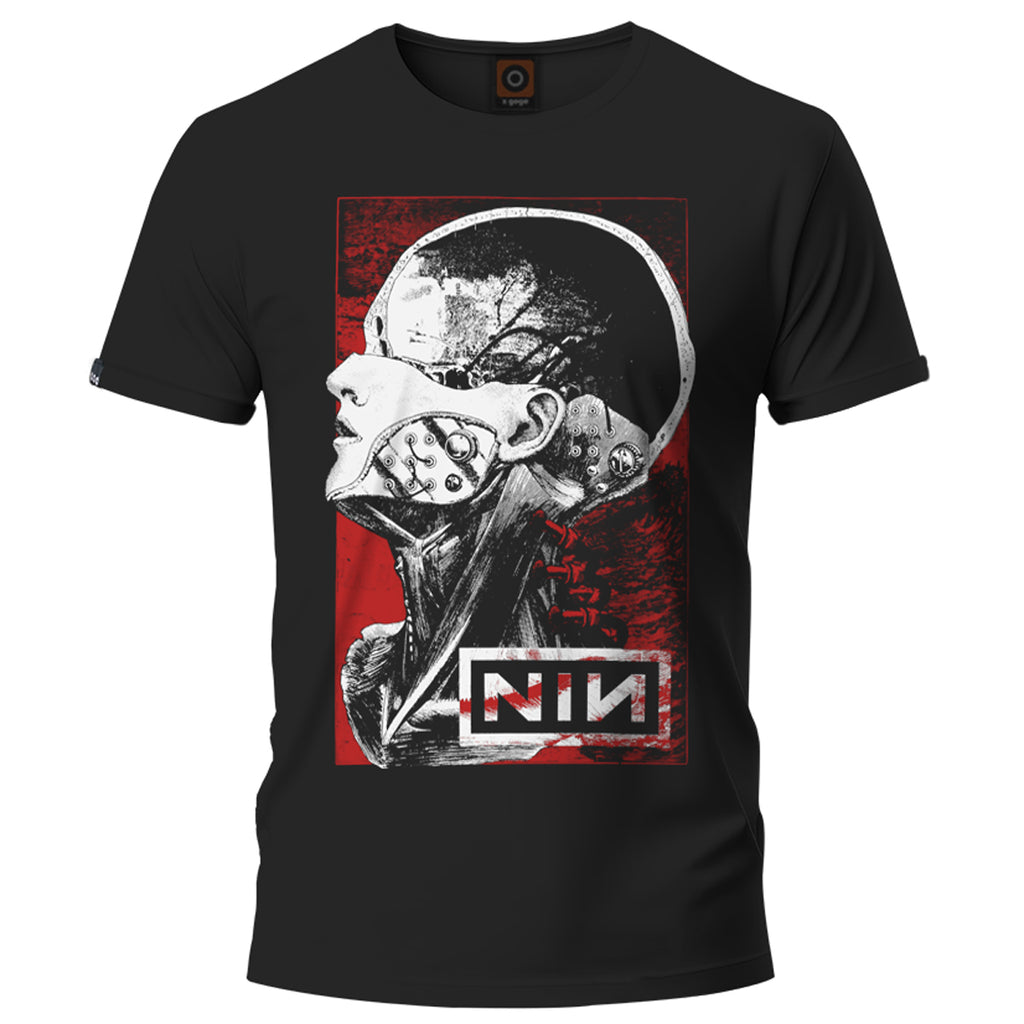 Playera NIN robot