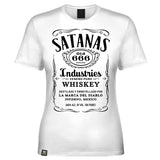 Blusa Blanca Satanas Whiskey