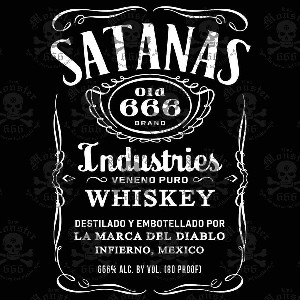 Playera Satanas Whisky