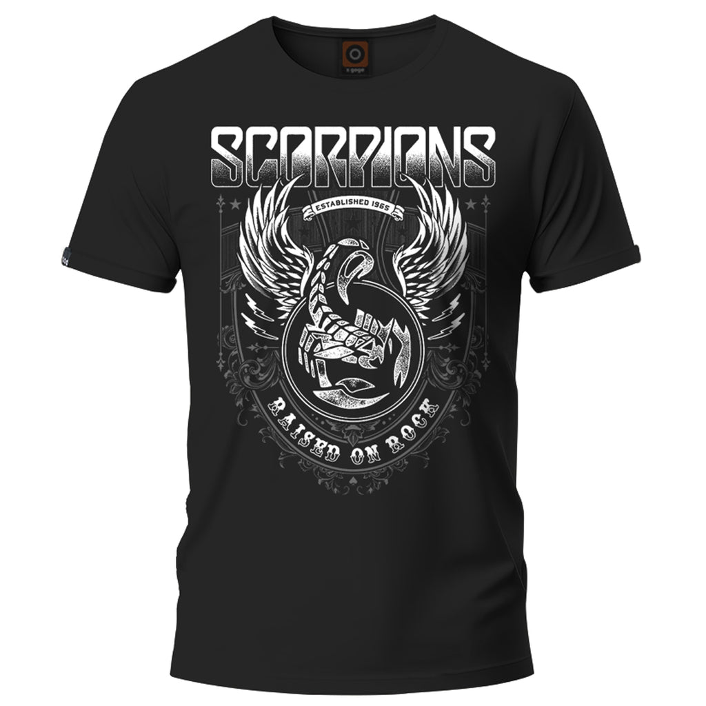 Playera Scorpions Raided on rock