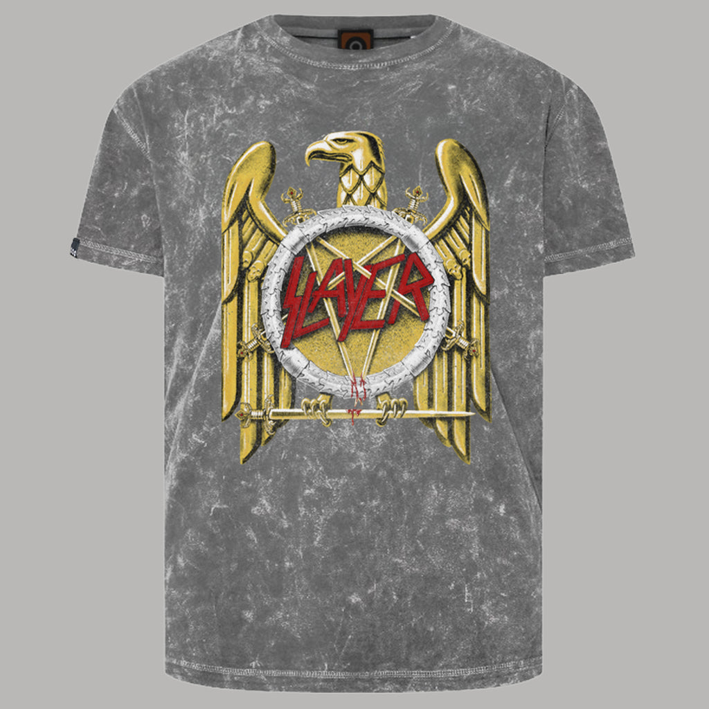 Playera Slayer Acid Wash
