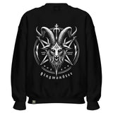 Sudadera Cuello Redondo Dark Baphomet