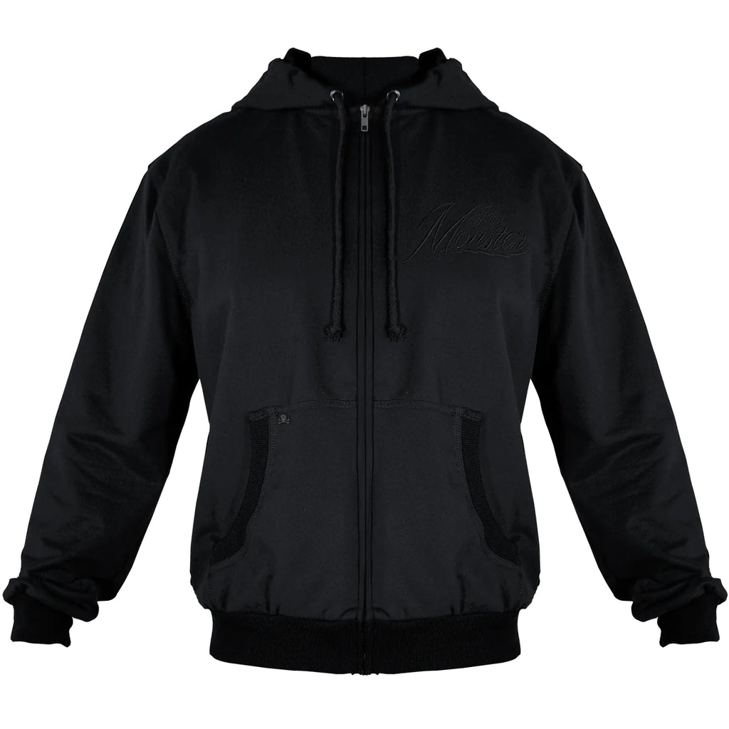 Sudadera Con Cierre Logo monster Black