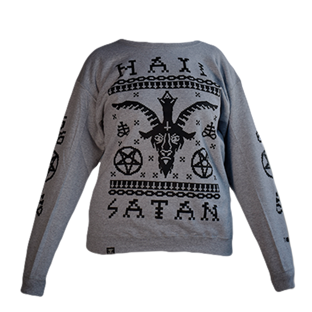 Sudadera Navidena Hail Satan