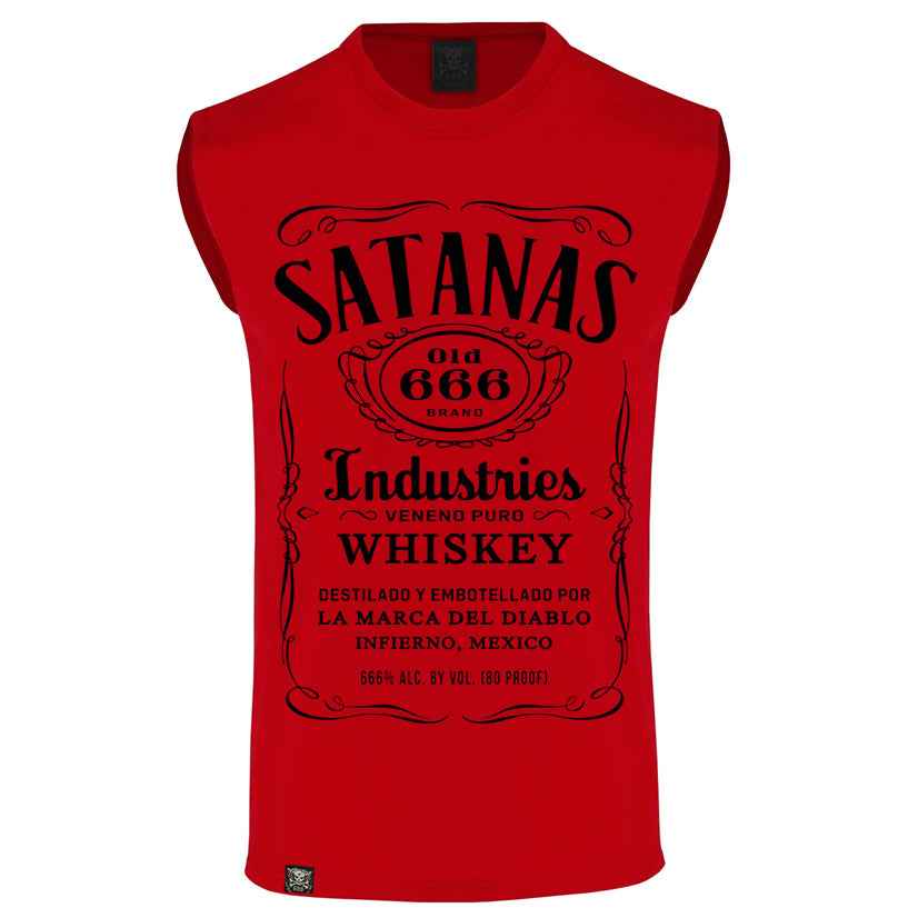 Playera colores Sin Mangas Satanas Whisky