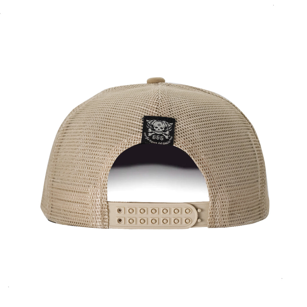 Gorra Trucker Gasoline Beige