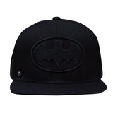 Gorra Plana Logo Batman Negro