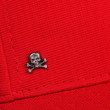 Gorra Flex Logo Arkham -roja