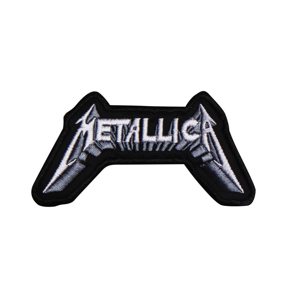 Parche #1 Metallica Logo Letras (Negro/gris/bco)
