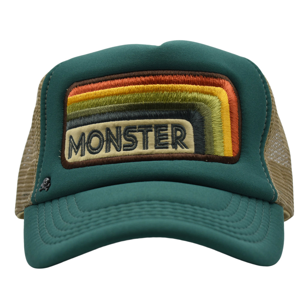 Gorras Trucker Monster Retro Green 70’s